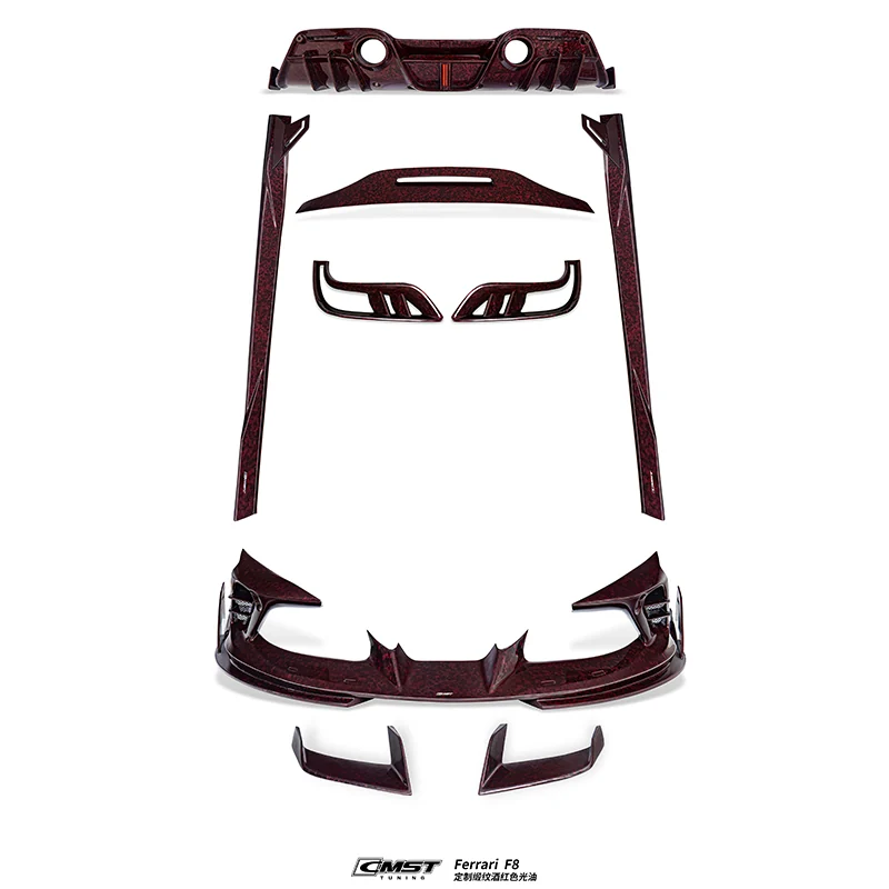 CMST Ferrari F8 Spider 20-ON — every piece in the kit