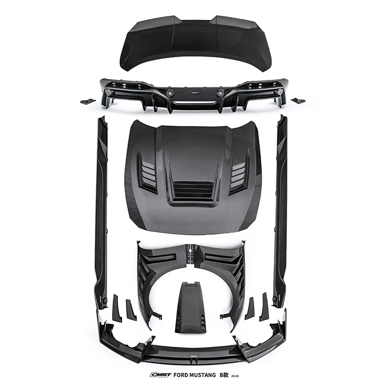 CMST Ford Mustang 24-26 B — every piece in the kit