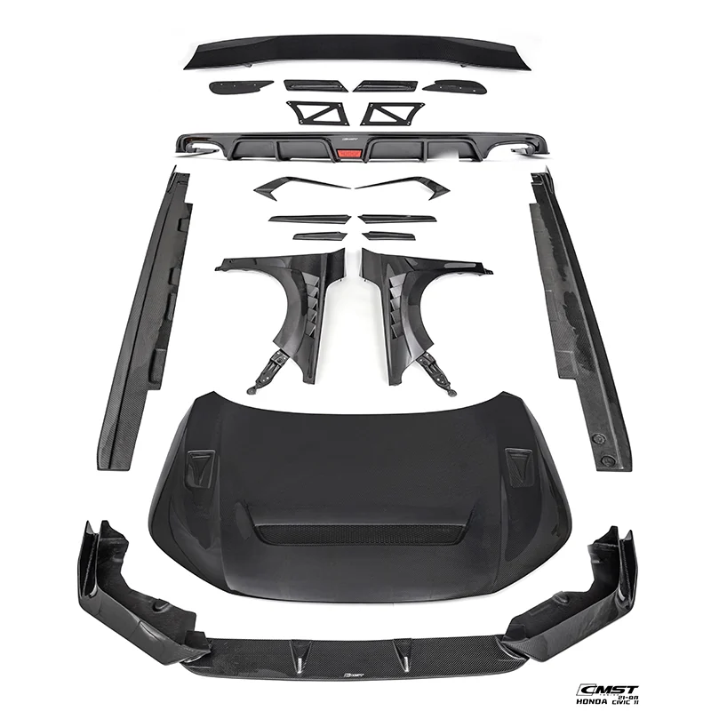 Honda Civic — every piece in the CMST aero kit