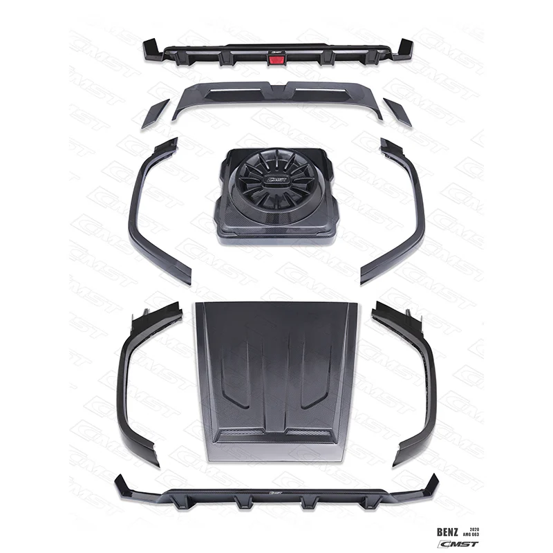 CMST Benz AMG G 63 18-21 Aero Kits — every piece in the kit