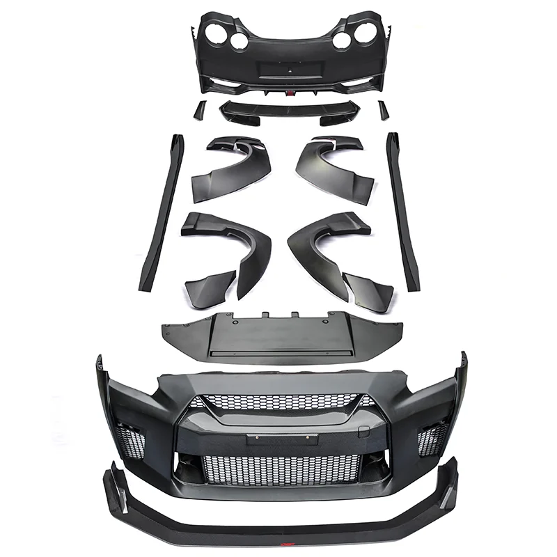 CMST Nissan GT-R R35 08-16 upgrade to 17 — every piece in the kit