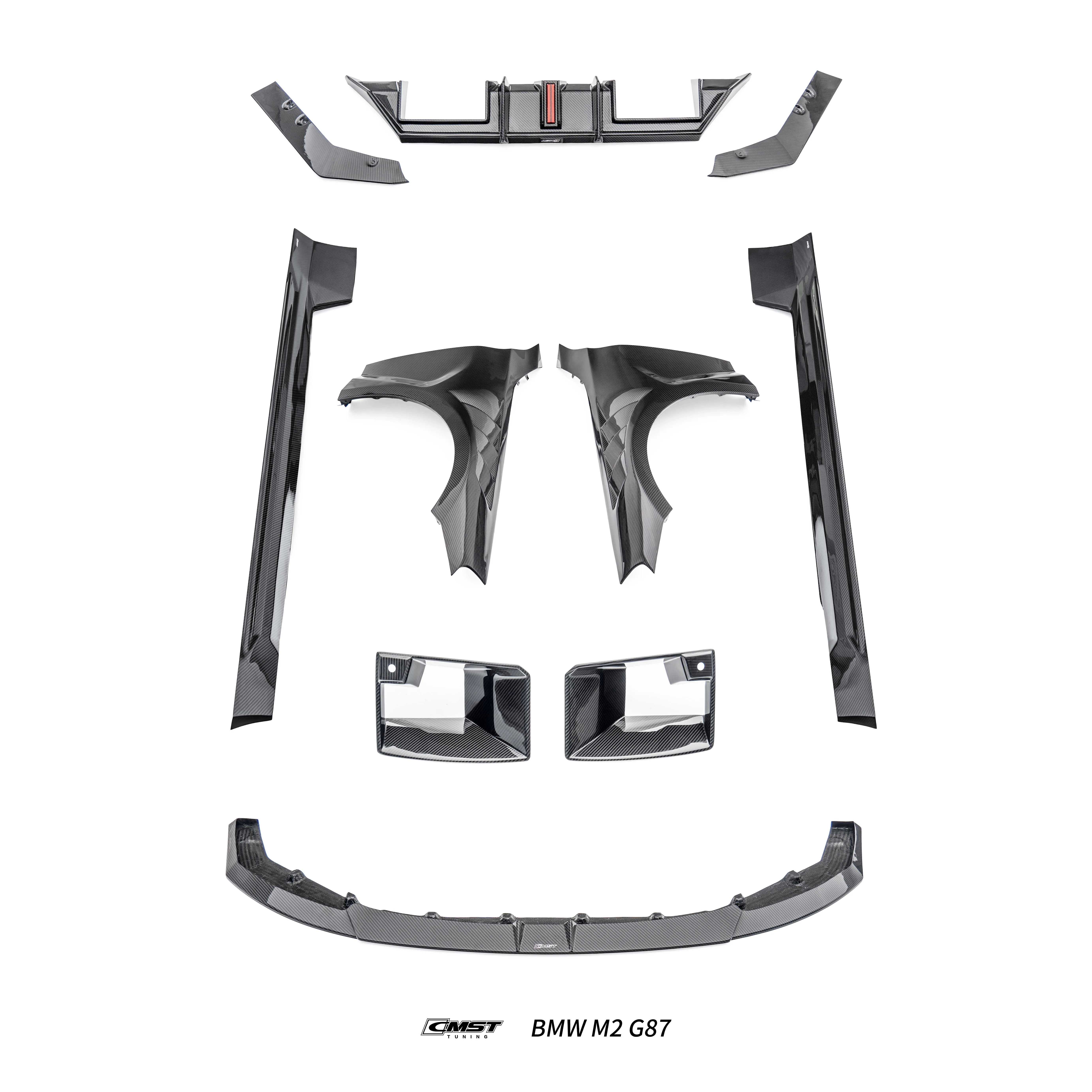 BMW M2 G87 23-ON Dry Carbon Widebody Kit — component 1 of 20
