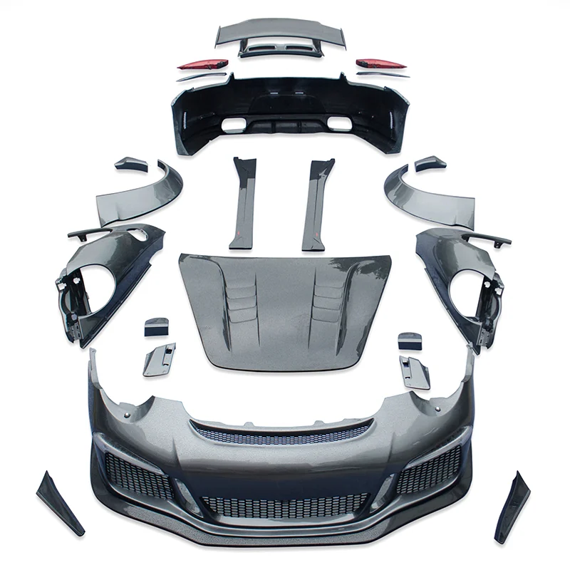 CMST Porsche 997 to GT3 06-12 Widebody — every piece in the kit