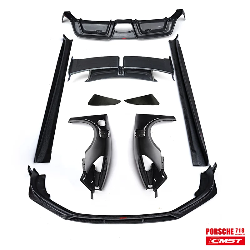 CMST Porsche 718 16-22 B — every piece in the kit