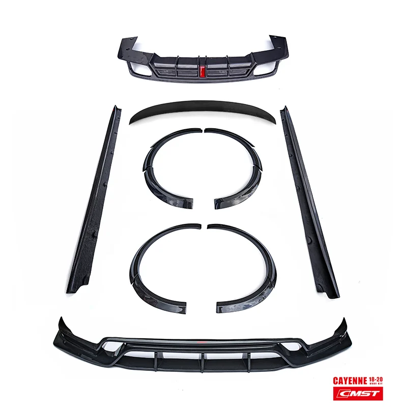 CMST Porsche Cayenne 18-20 — every piece in the kit