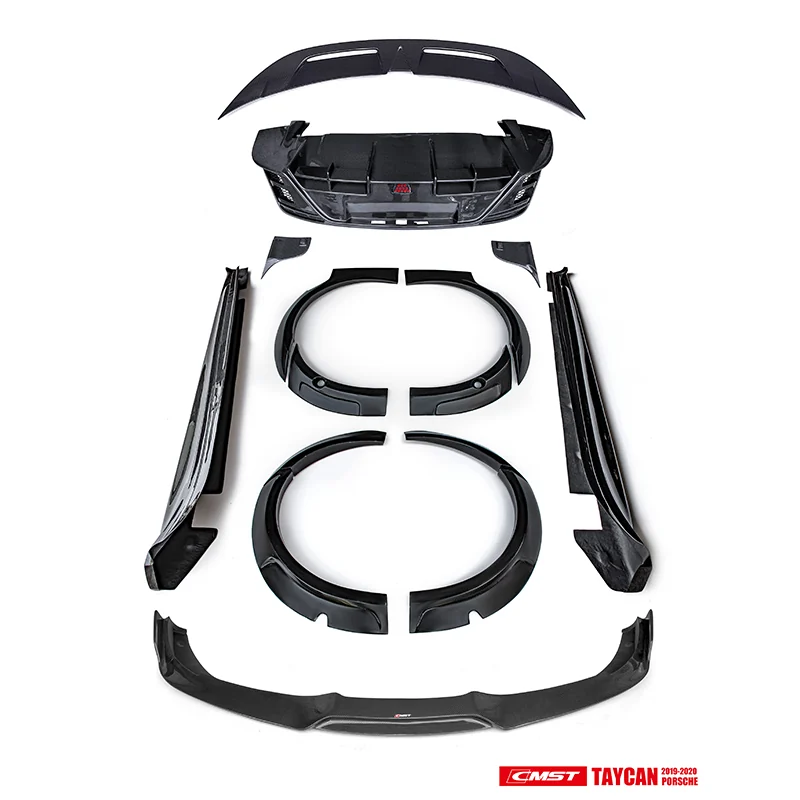 CMST Porsche Taycan 19-24 — every piece in the kit