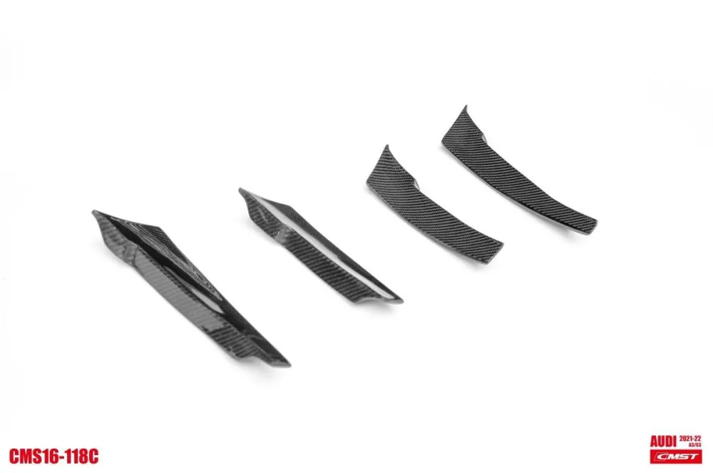 CMST carbon fiber canards for the Audi A3/S3