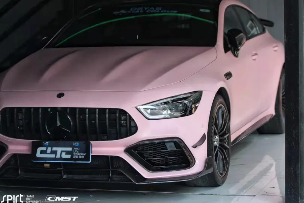 CMST carbon fiber canards for the Benz AMG GT S