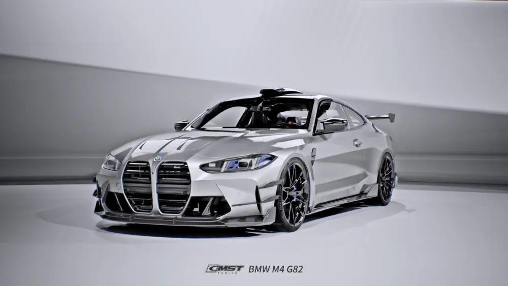 CMST carbon fiber canards for the BMW M3/M4