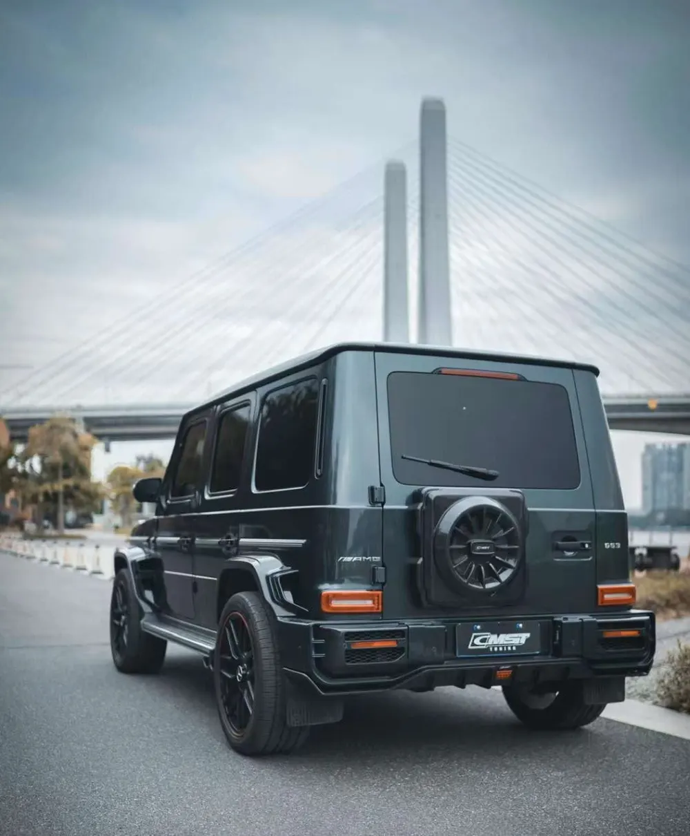 CMST carbon fiber rear bumpers for the Benz AMG G 63