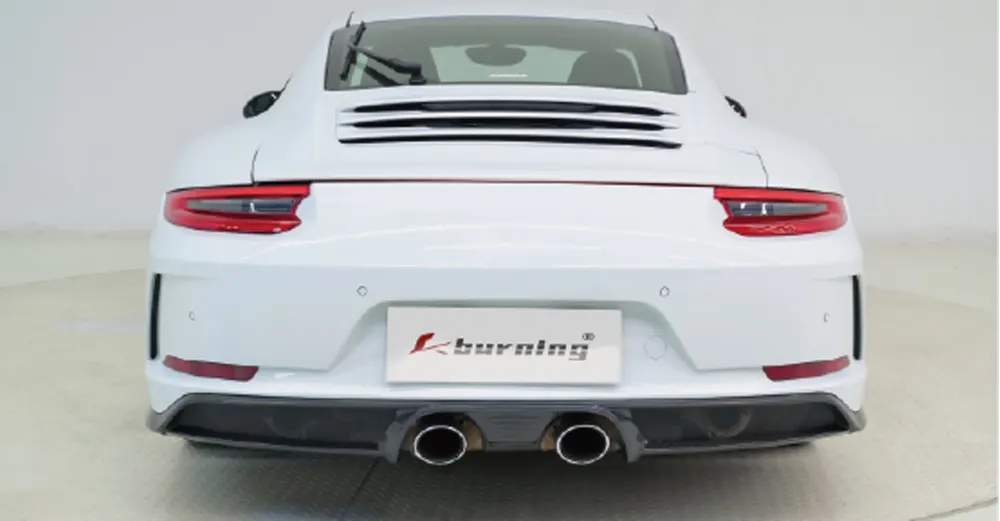 CMST carbon fiber rear bumpers for the Porsche 911