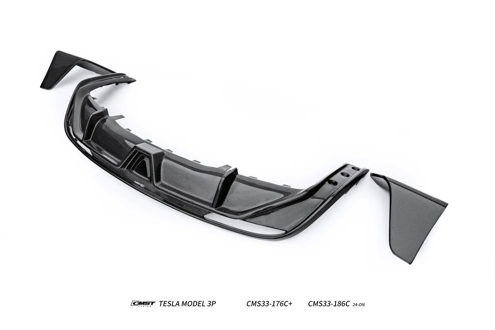 CMST carbon fiber rear diffuser
