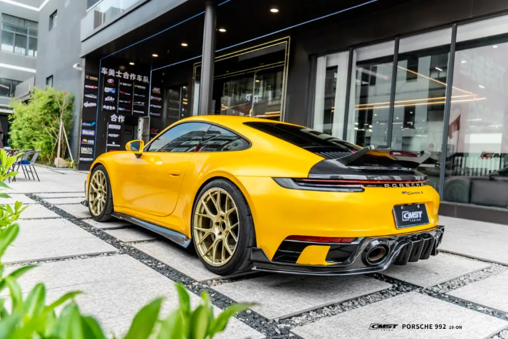 CMST carbon fiber rear diffusers for the Porsche 911