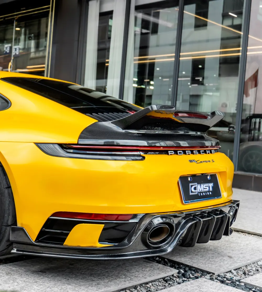 CMST carbon fiber spoilers for the Porsche 911