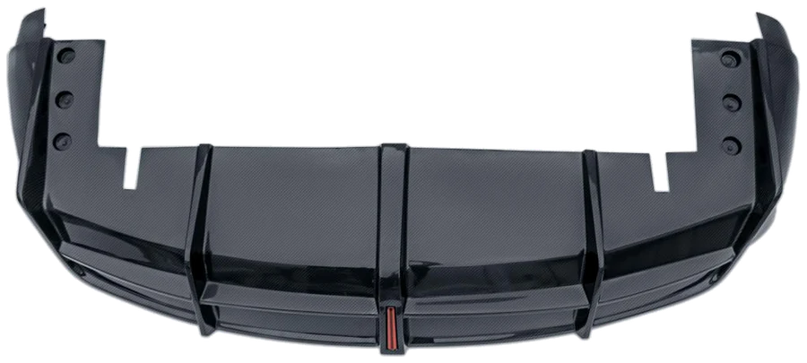 CMST carbon fiber rear diffuser, white-background component image