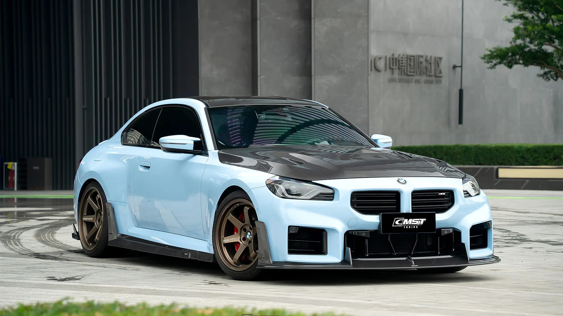 BMW M2 fitted with a CMST carbon fiber kit