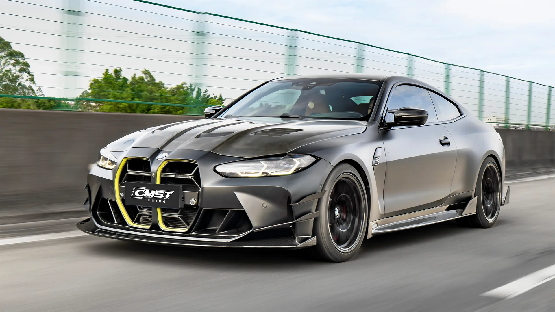 BMW M3 & M4 fitted with a CMST carbon fiber kit