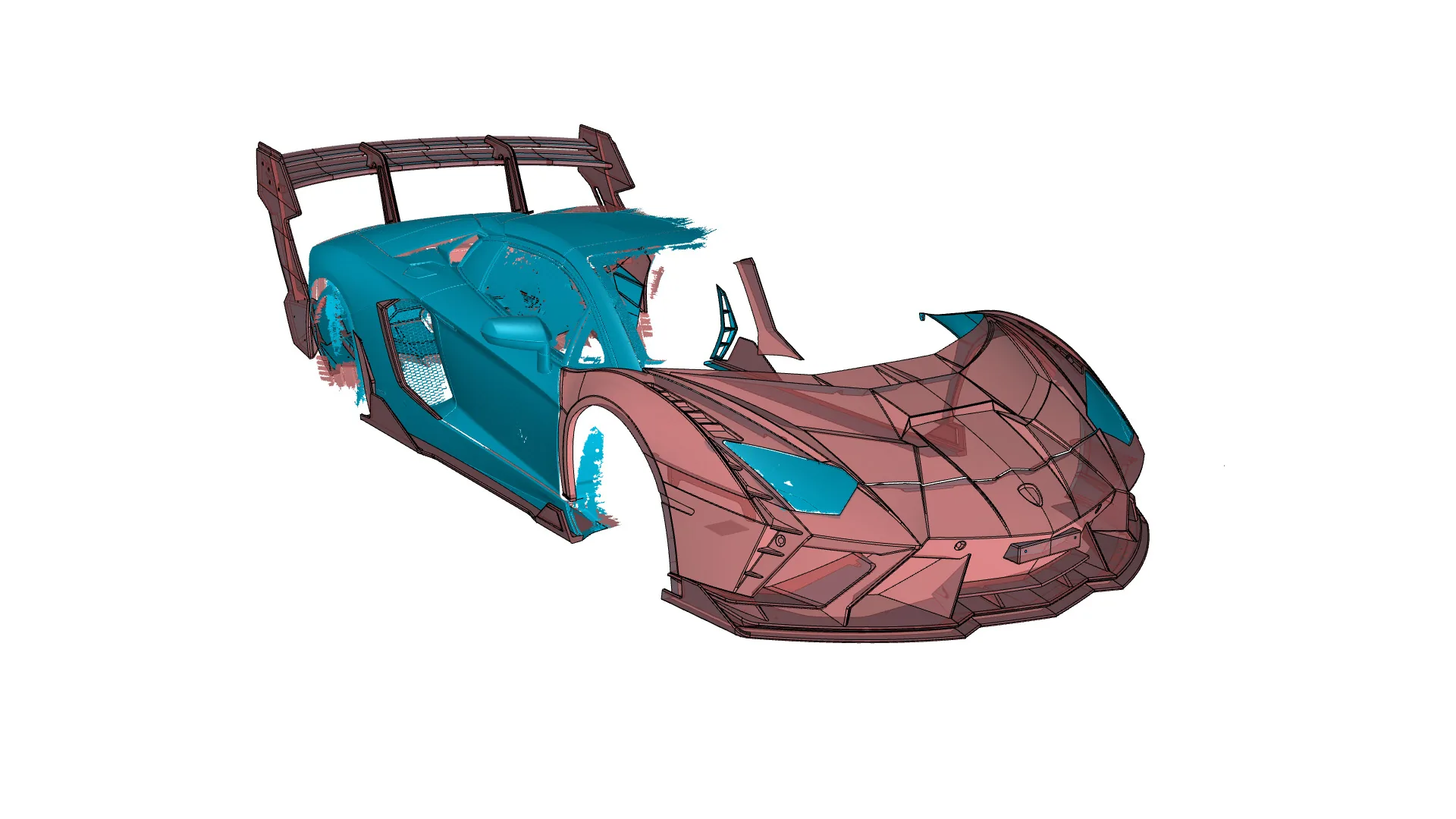 Lamborghini Aventador fitment scan 1/6