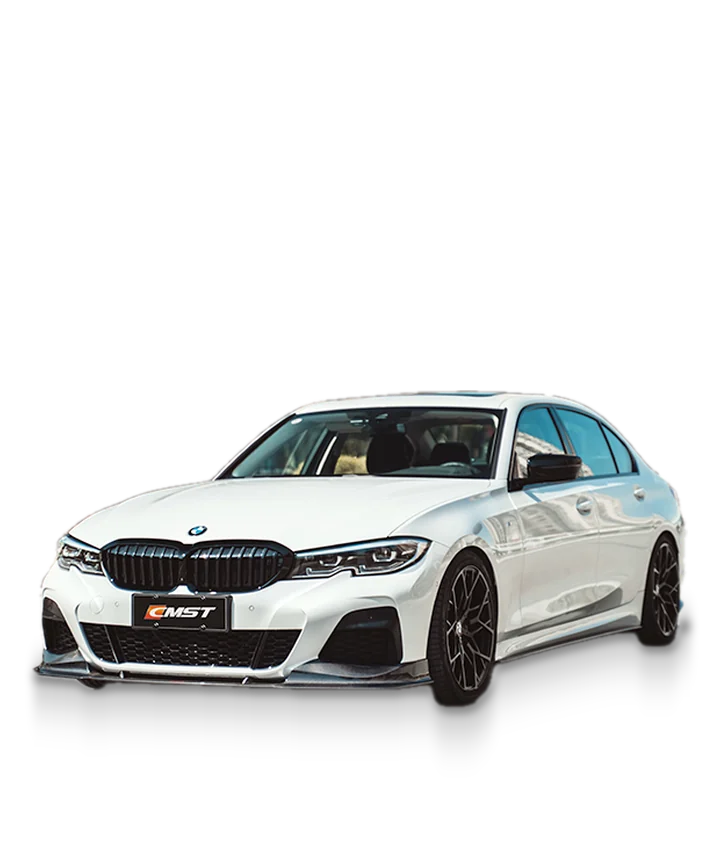 BMW 3 Series G20 with CMST carbon front bumper conversion
