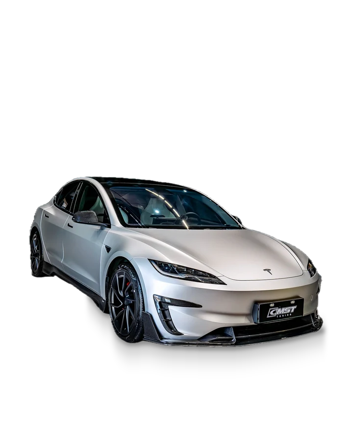 Tesla Model 3 Performance with the CMST carbon aero kit
