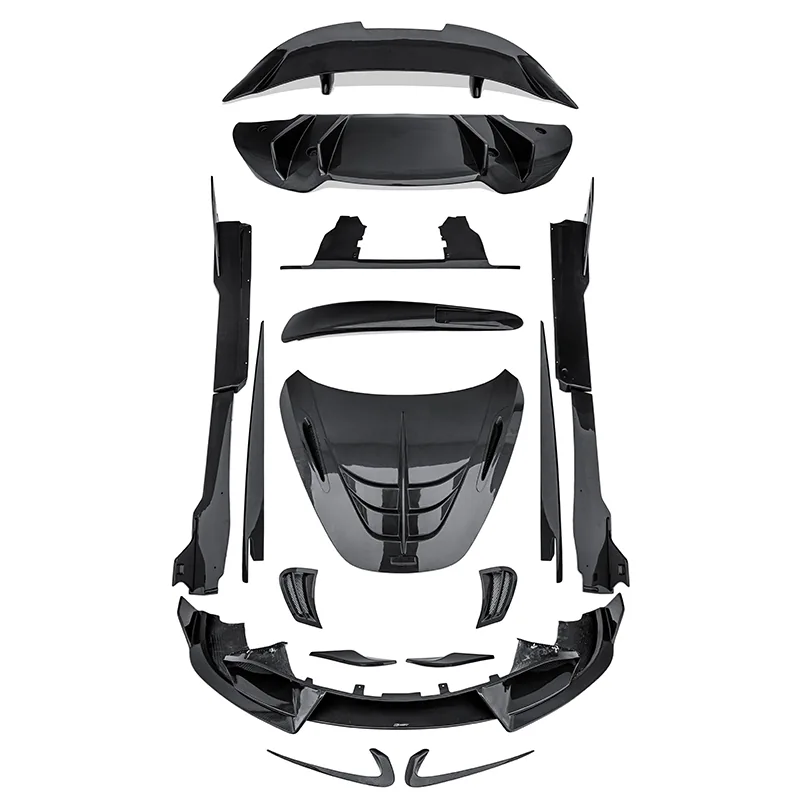 McLaren 720S 17-19 Dry Carbon Widebody Kit — component 2 of 17
