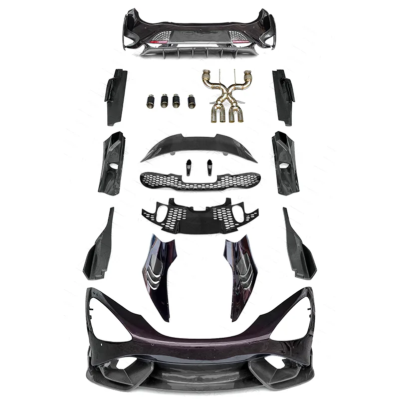 McLaren 720S 17-19 Exhaust pipe version Widebody Kit — component 1 of 10