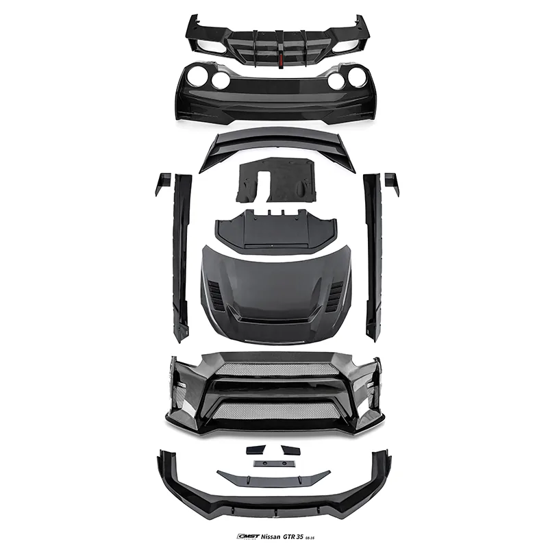Nissan GT-R R35 08-16 Carbon & FRP Widebody Kit — component 1 of 14