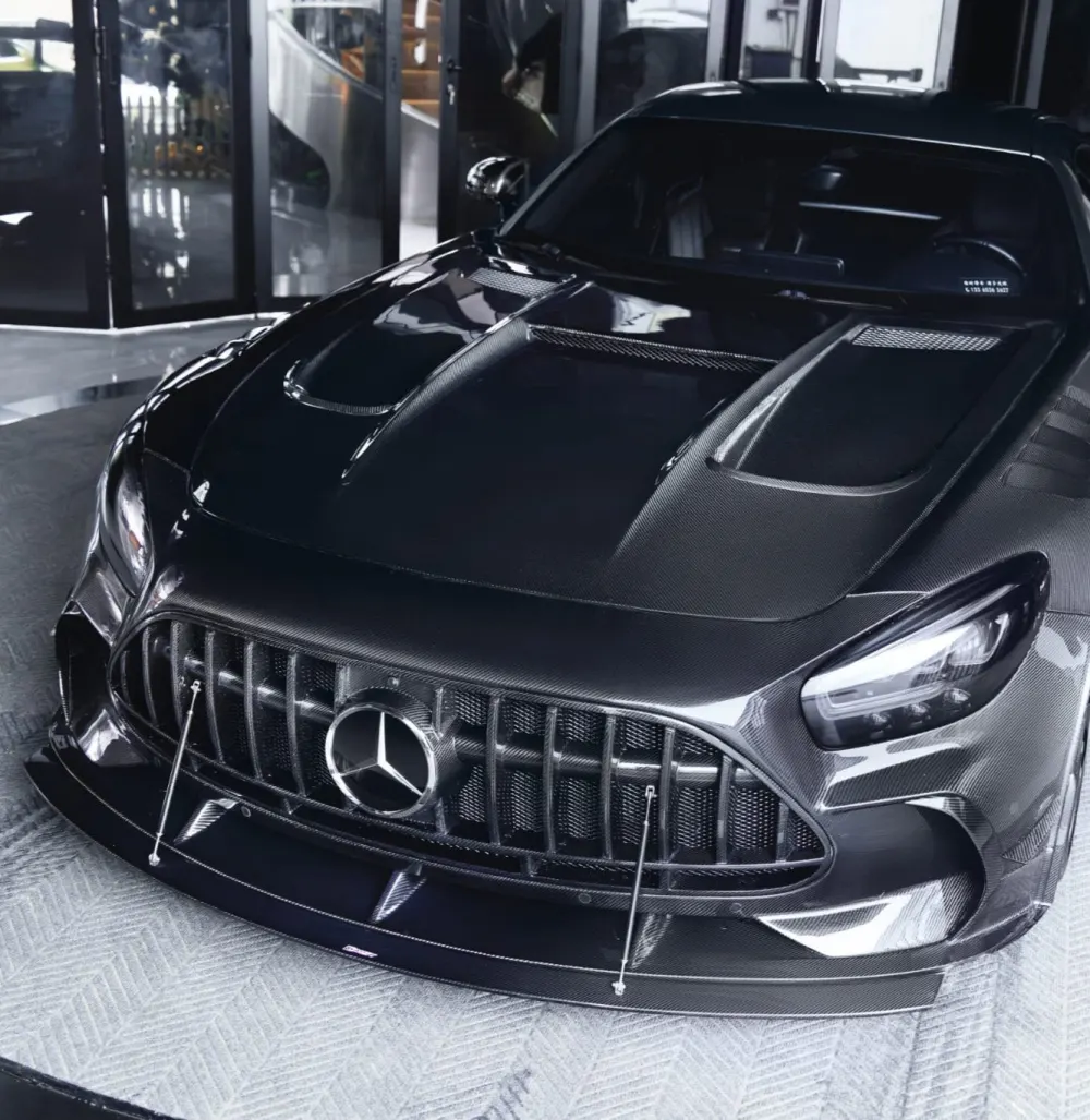 CMST carbon fiber front bumpers for the Benz AMG GT S