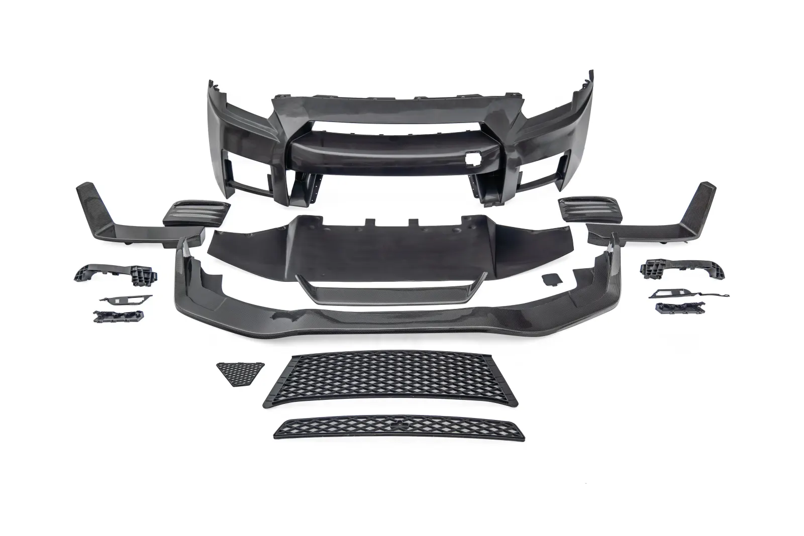CMST carbon fiber front bumpers — Nissan GT-R R35