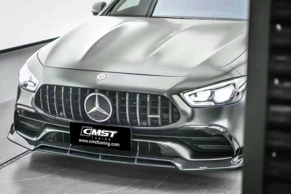 CMST carbon fiber front lips for the Benz AMG GT S