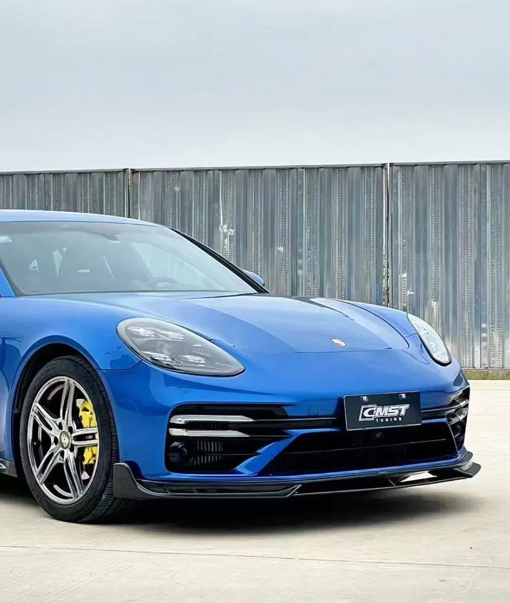 CMST carbon fiber front lips for the Porsche Panamera