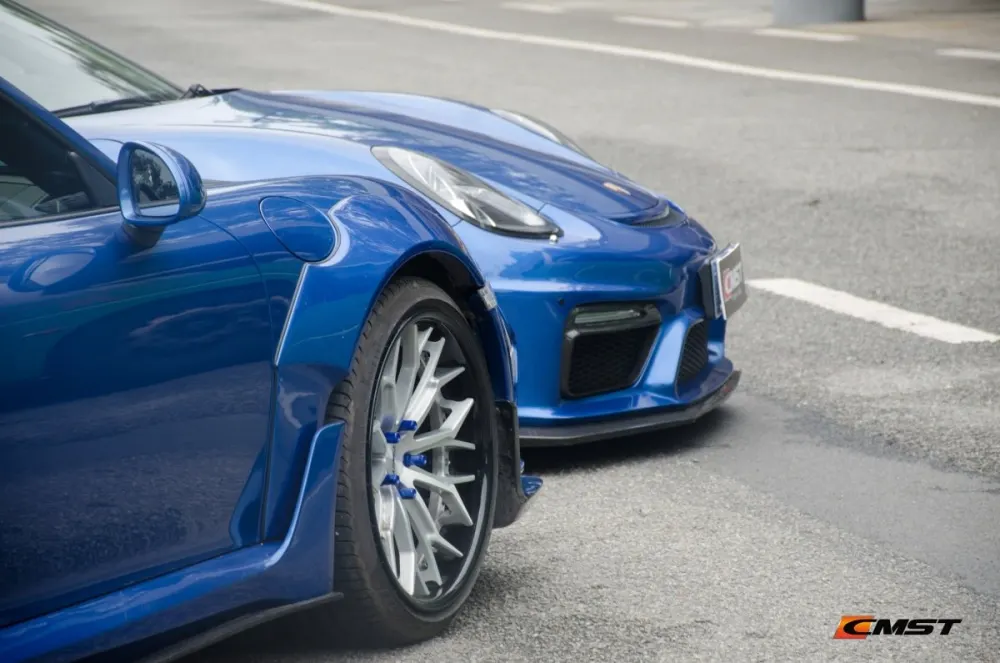 CMST carbon fiber widebody kits for the Porsche 911